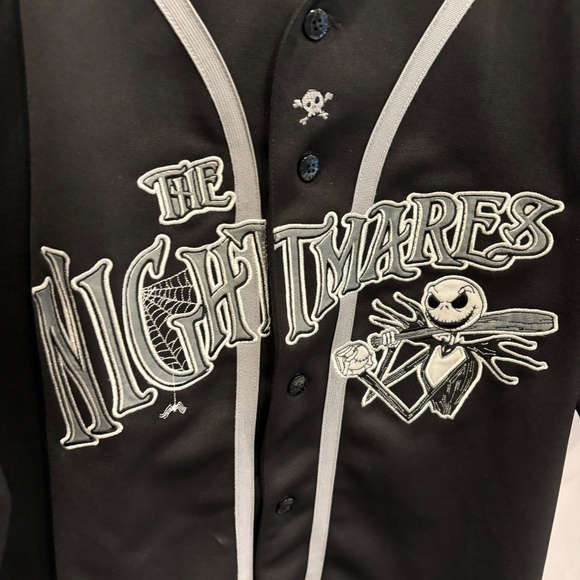 Disney WDW Nightmare Before Christmas The Nightmares Baseball Jersey Size XL - Picture 4 of 16